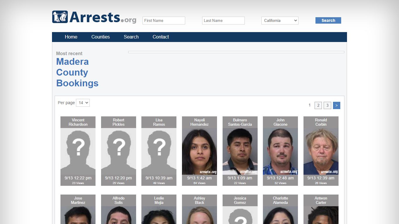 Madera County Arrests and Inmate Search